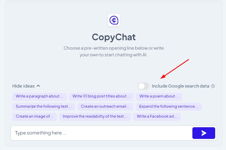 CopyChat screenshot