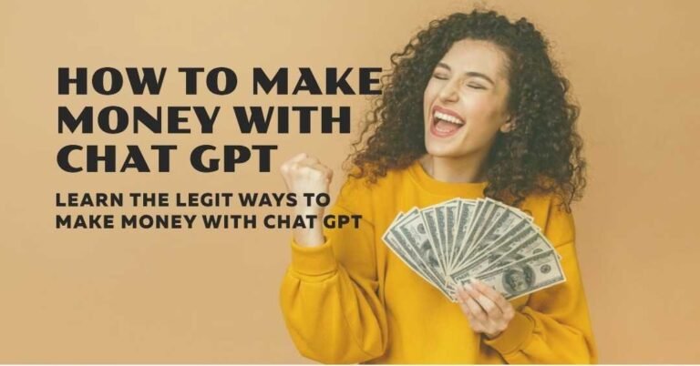 How to Make Money With Chat GPT