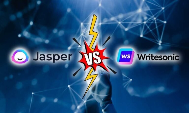 The featured image of Jasper vs Writesonic Comparison guide