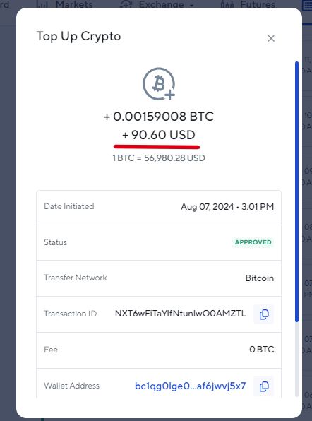 Pawns app payment proof Bitcoin