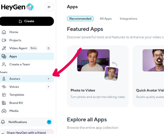 Στιγμιοτυπο που δείχνε το πως σχεδιάζεις avatars με απλά text prompts στο HeyGen
