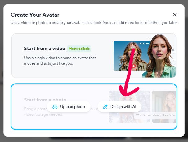 Στιγμιοτυπο απο το επόμενο βήμα για το πως σχεδιάζεις avatars με απλά text prompts στο HeyGen